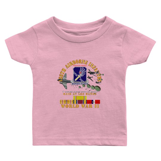 Army 188th Airborne Infantry Raid at Los Baños W J Baby T Shirts