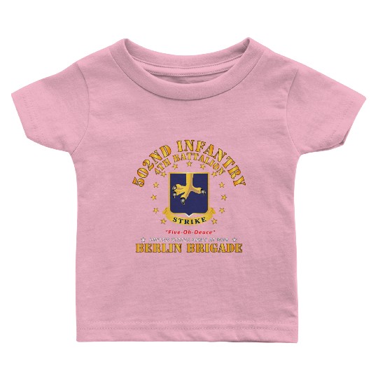 Army 4th Battalion 502nd Infantry Berlin Brigade X Baby T Shirts
