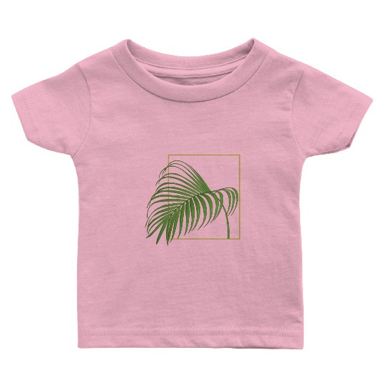 Tropical Leaves Baby T Shirts