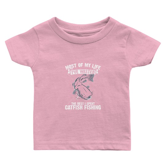 Catfish Fishing Funny Angler Humor For Predatory Baby T Shirts