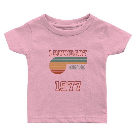 45th Birthday legendary since 1977 Baby T Shirts