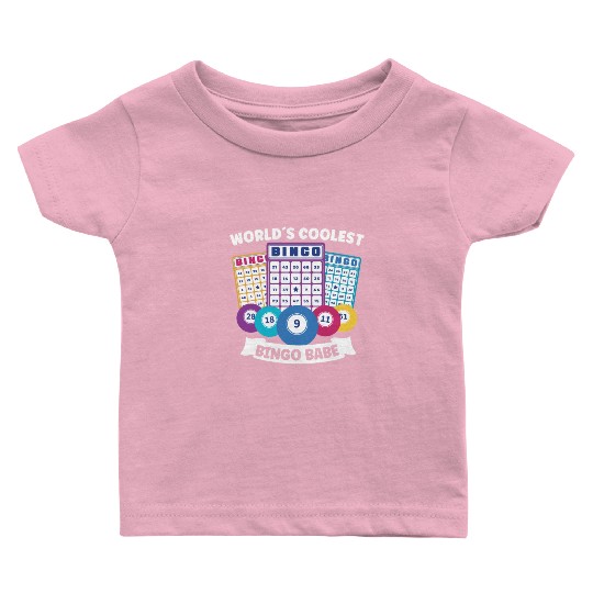 Bingo Card Game Grandma Bingo Player Bingo Cards Baby T Shirts