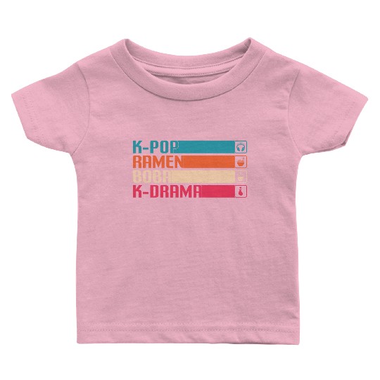 kpop, k pop music, korean pop music Baby T Shirts