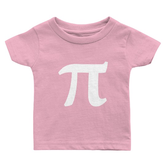 Pi symbol Baby T Shirts for Pi day math geek Baby T Shirts pi