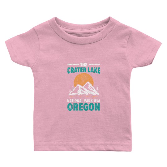 The Crater Lake National Park USA Oregon America Baby T Shirts