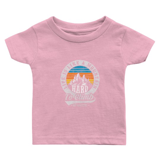 Mountains Nature Rock Climbing Baby T Shirts