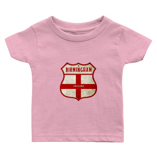 Birmingham England coat of arms Baby T Shirts