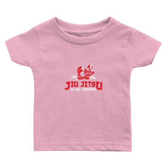 Jiu Jitsu Is My Therapy Brazilian JiuJitsu BJJ Jiu Baby T Shirts
