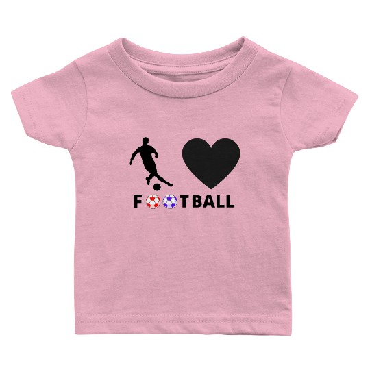 I love Football Baby T Shirts