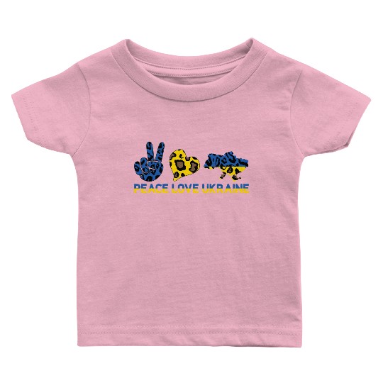 EU Ukraine Europe Friends Union Freedom Peace Baby T Shirts
