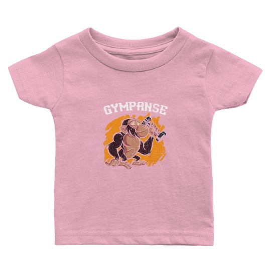 Gympanse Chimpanzee Monkey Animal Zookeeper Baby T Shirts
