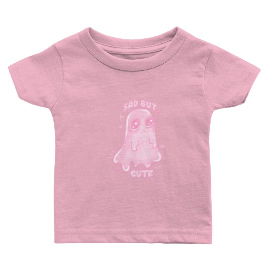 Pastel Goth Ghost | Sad but Cute | Creepy Cute Baby T Shirts