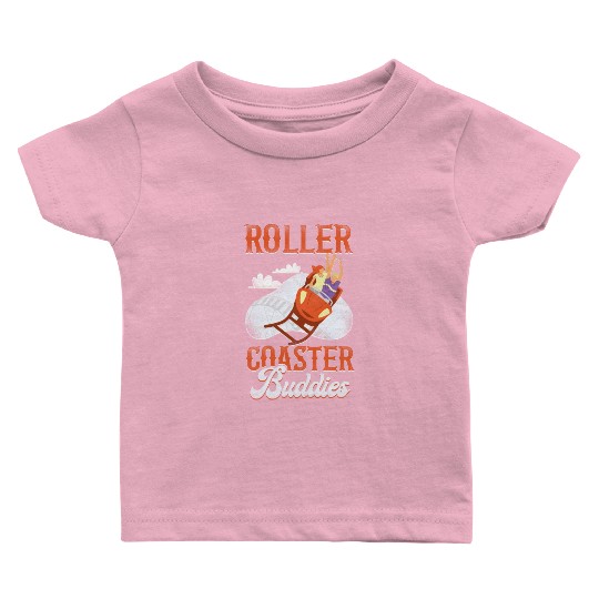 Roller Coaster Friends Besties Baby T Shirts