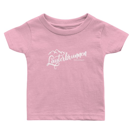 Love Lauterbrunnen Switzerland Alps Baby T Shirts