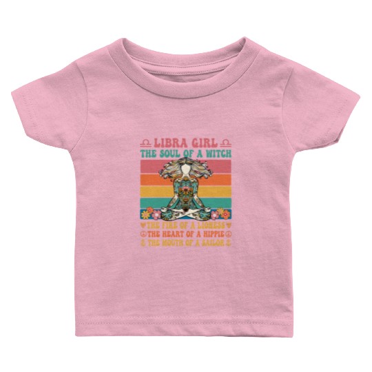 Libra Girl Astrology Sign Baby T Shirts