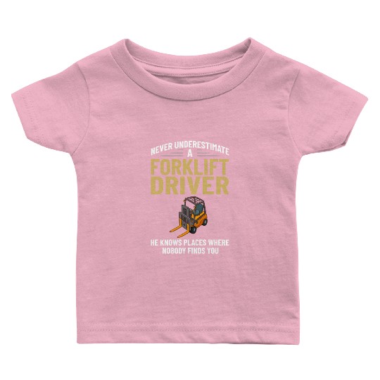 Forklift Operator Driver Lift Truck Training Baby T Shirts