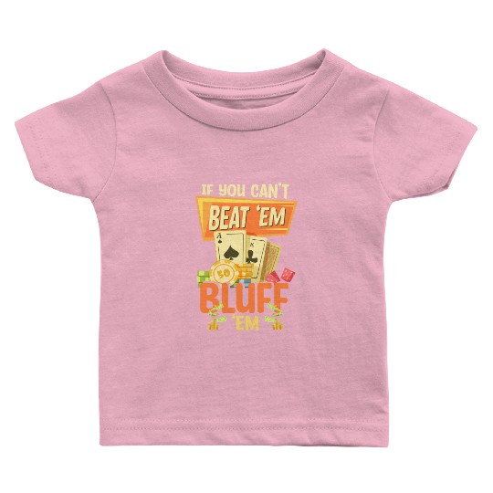 Card Game Royal Flush Ace Baby T Shirts