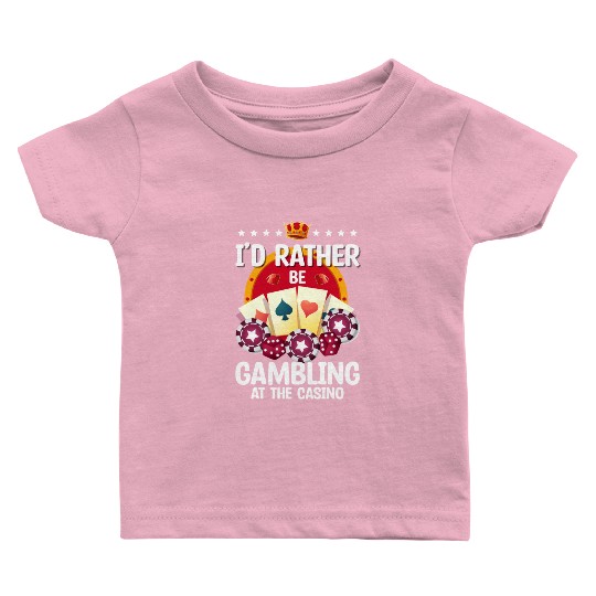 Poker Blackjack Win All In Baby T Shirts
