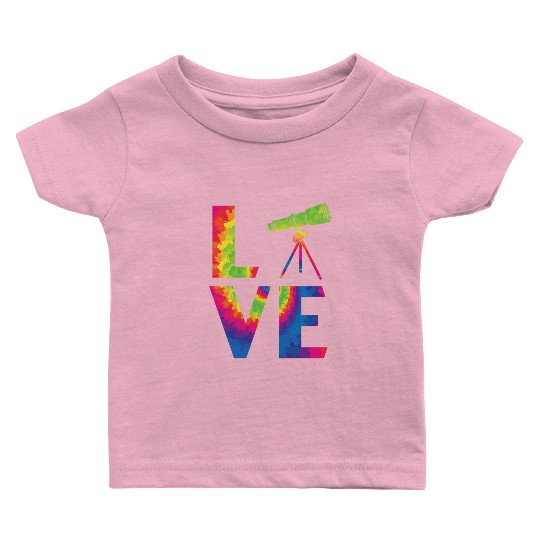 Telescope Astronomer Astronomy Constellations Baby T Shirts