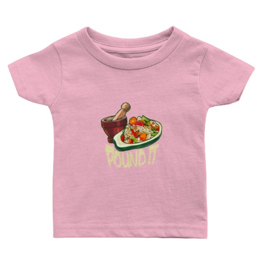 Pound It Green Spicy Thai Papaya Salad Baby T Shirts