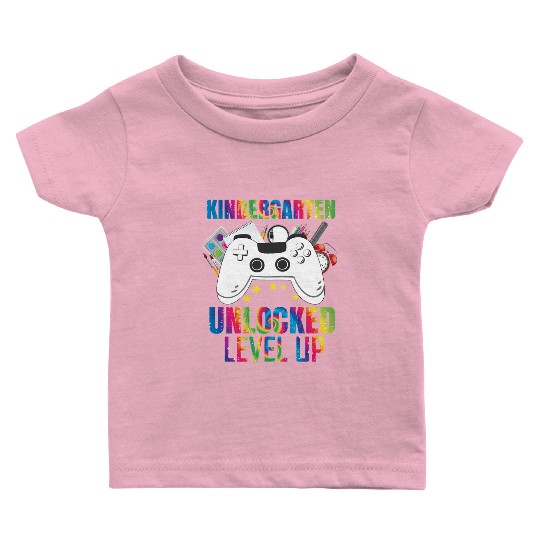Kindergarten Unlocked Level Up Baby T Shirts