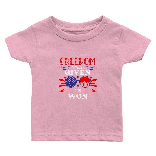 US Patriotic Quotes, Patriot, Patriots Baby T Shirts
