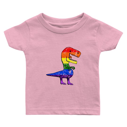 LGBT Gay Lesbian Pride Flag Funny Cat Pride Month Baby T Shirts