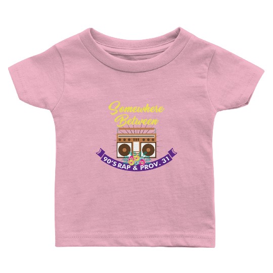 90s Radio Christian Jesus Bible Saying Baby T Shirts