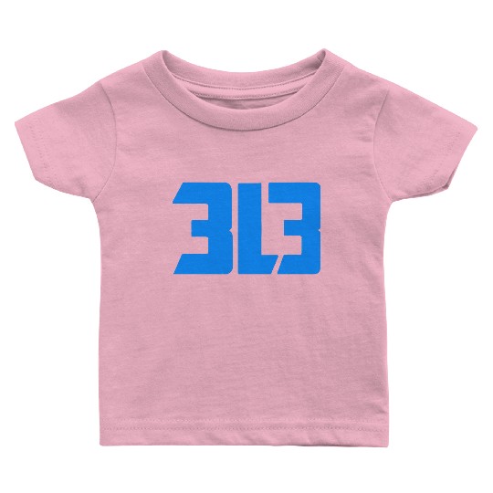 detroit lions 313 Baby T Shirts