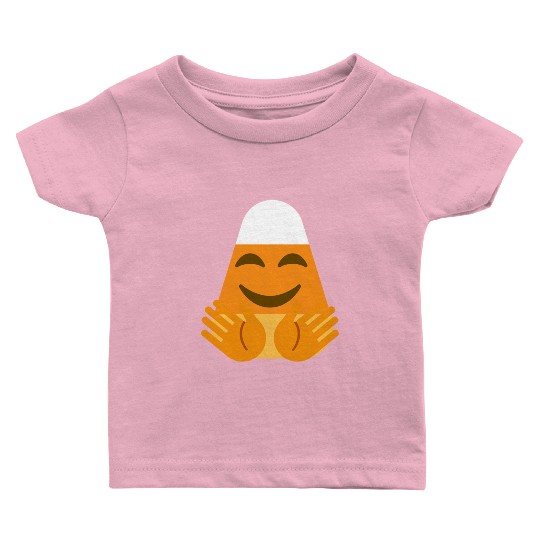 Hug Hugging Candy Corn Halloween Costume Baby T Shirts