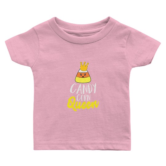 Candy Corn Queen Baby T Shirts for Kid Girls Women