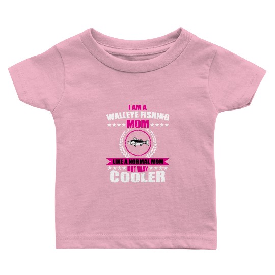 Walleye Fishing Mom For Women Baby T Shirts