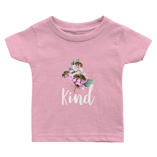 Save The Bees Bee Kind Climate Change Environ Baby T Shirts