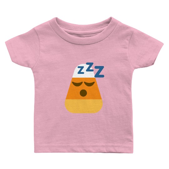 Sleeping Candy Corn Halloween Costume Baby T Shirts