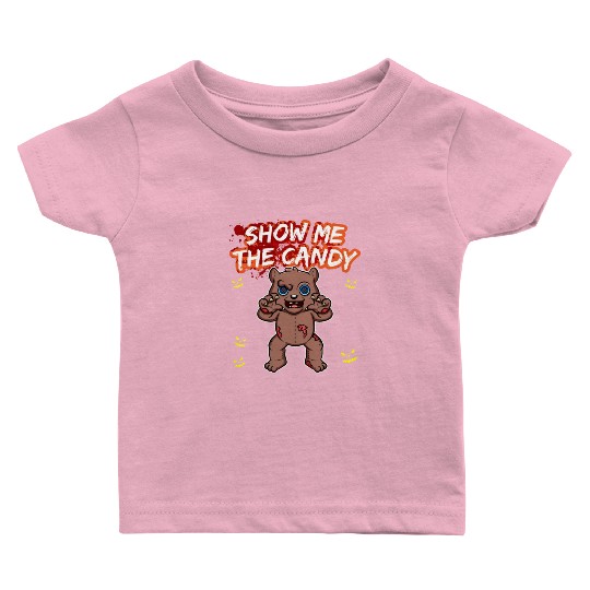 Show Me The Candy Halloween Costume Trick Or Treat Baby T Shirts