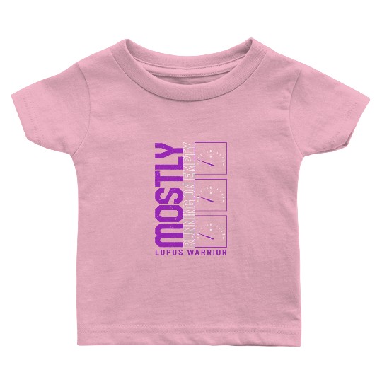 Lupus Awareness Baby T Shirts, Mostly Running Empty,