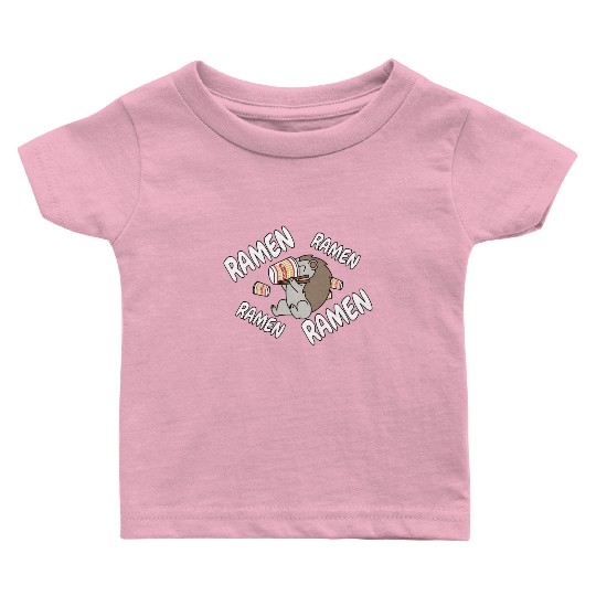 Hedgehog Instant Ramen Noodles Baby T Shirts