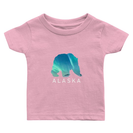 Alaska Gift USA Natur Bär Denali Grizzly Wald Baby T Shirts