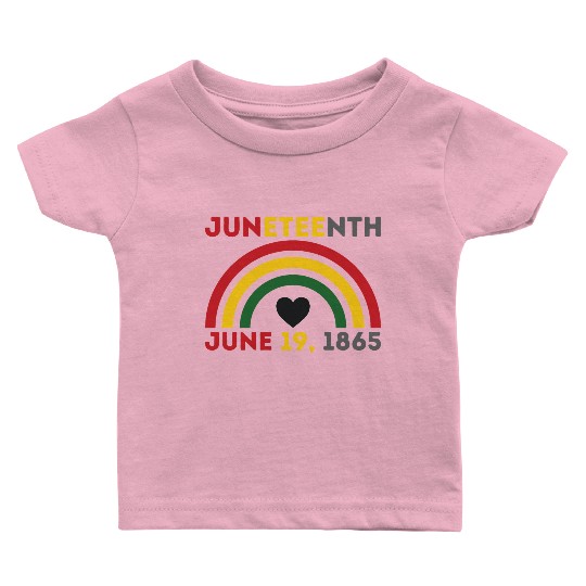 JUNETEENTH June 19th Black African American Day Baby T Shirts