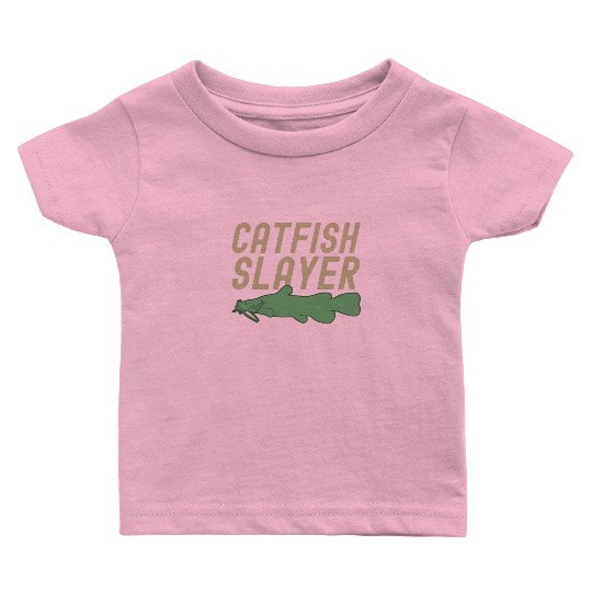 Catfish Slayer - Wels Catfish Hunter Baby T Shirts