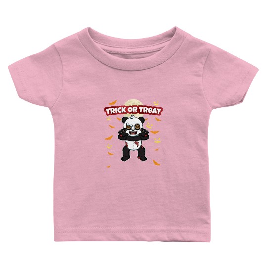 Trick Or Treat Scary Creepy Halloween Monster Baby T Shirts