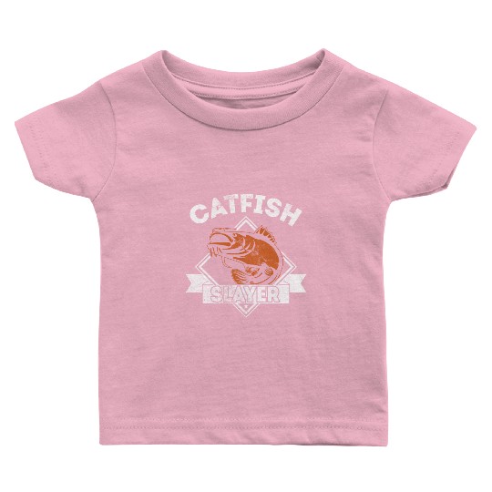 Catfish Slayer - Wels Catfish Hunter Baby T Shirts