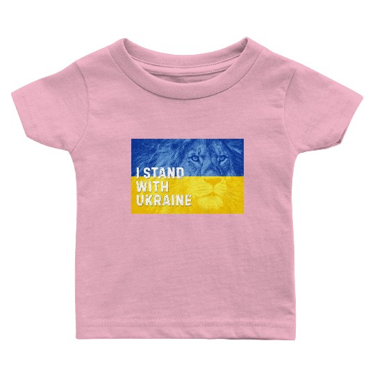 Ukraine Independence Day. I Stand with Ukraine Baby T Shirts
