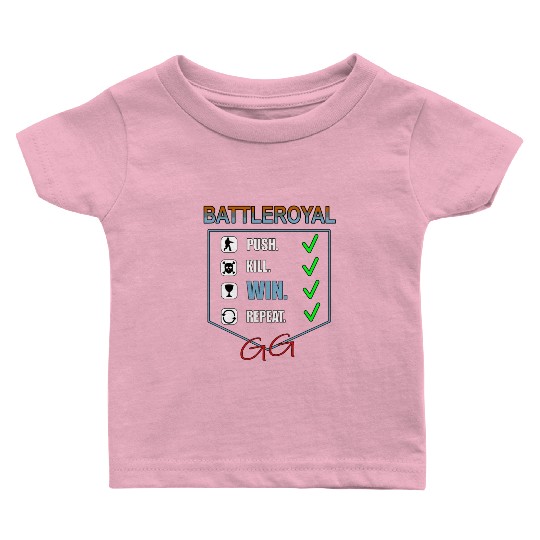 Battle Royal Gaming Design Baby T Shirts