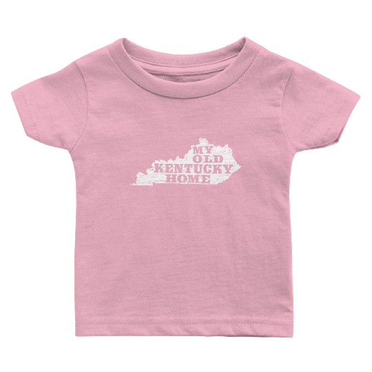 My Old Kentucky Home State Vintage Rustic Chic Baby T Shirts