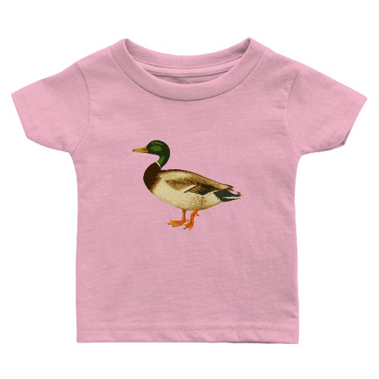 Mallard Duck Cute Duck Wild Duck Lover Baby T Shirts