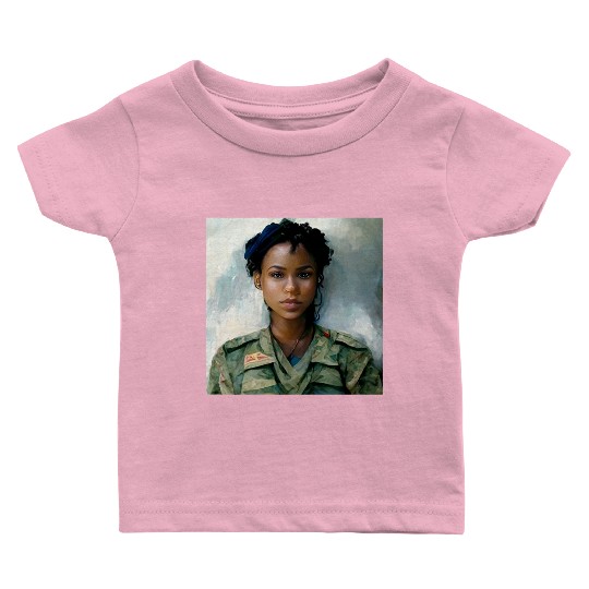 Beautiful US army combat medic painting Baby T Shirts