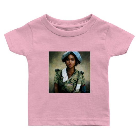 Beautiful US army combat medic painting Baby T Shirts