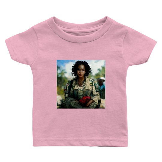 Beautiful US army combat medic painting Baby T Shirts