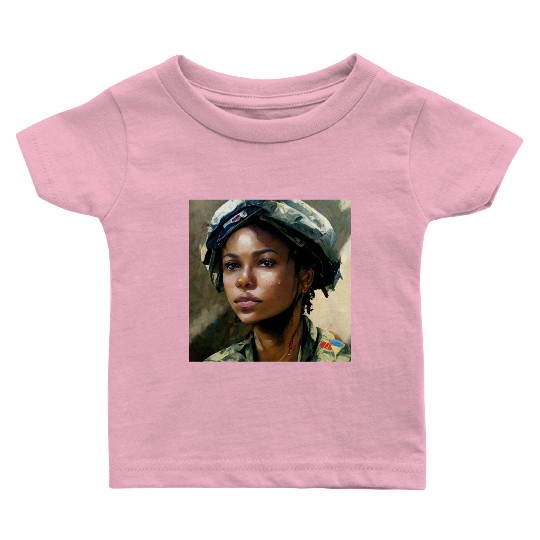 Beautiful US army combat medic painting Baby T Shirts